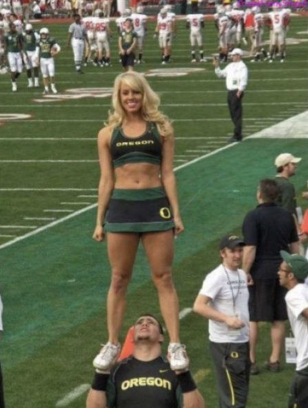 sexy cheerleader meme - Oregon Oregon